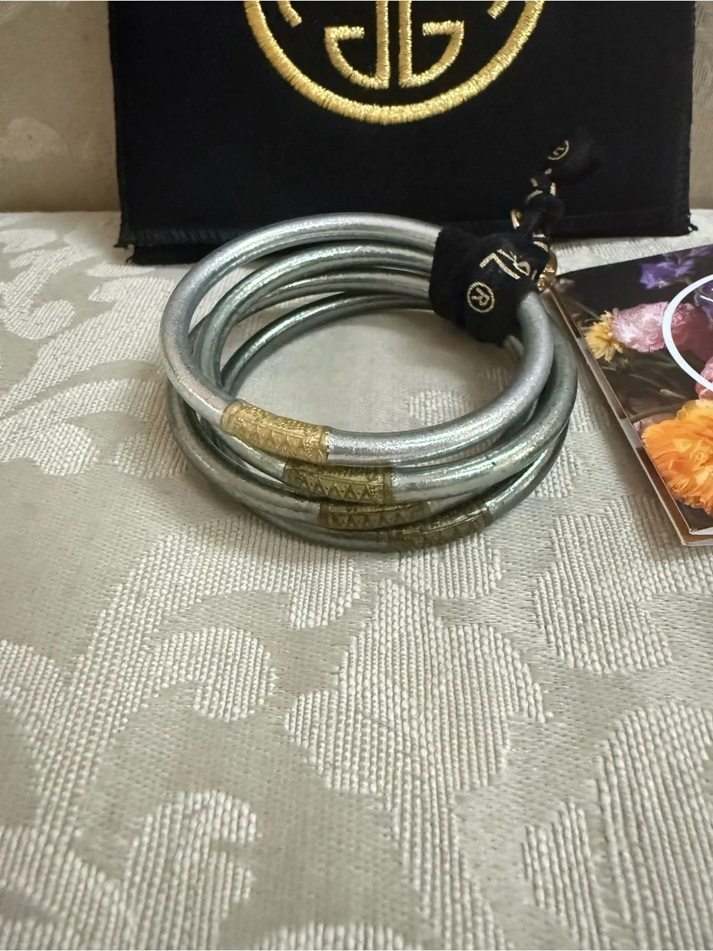 Budha Girl Moon All Weather Bangles size Medium